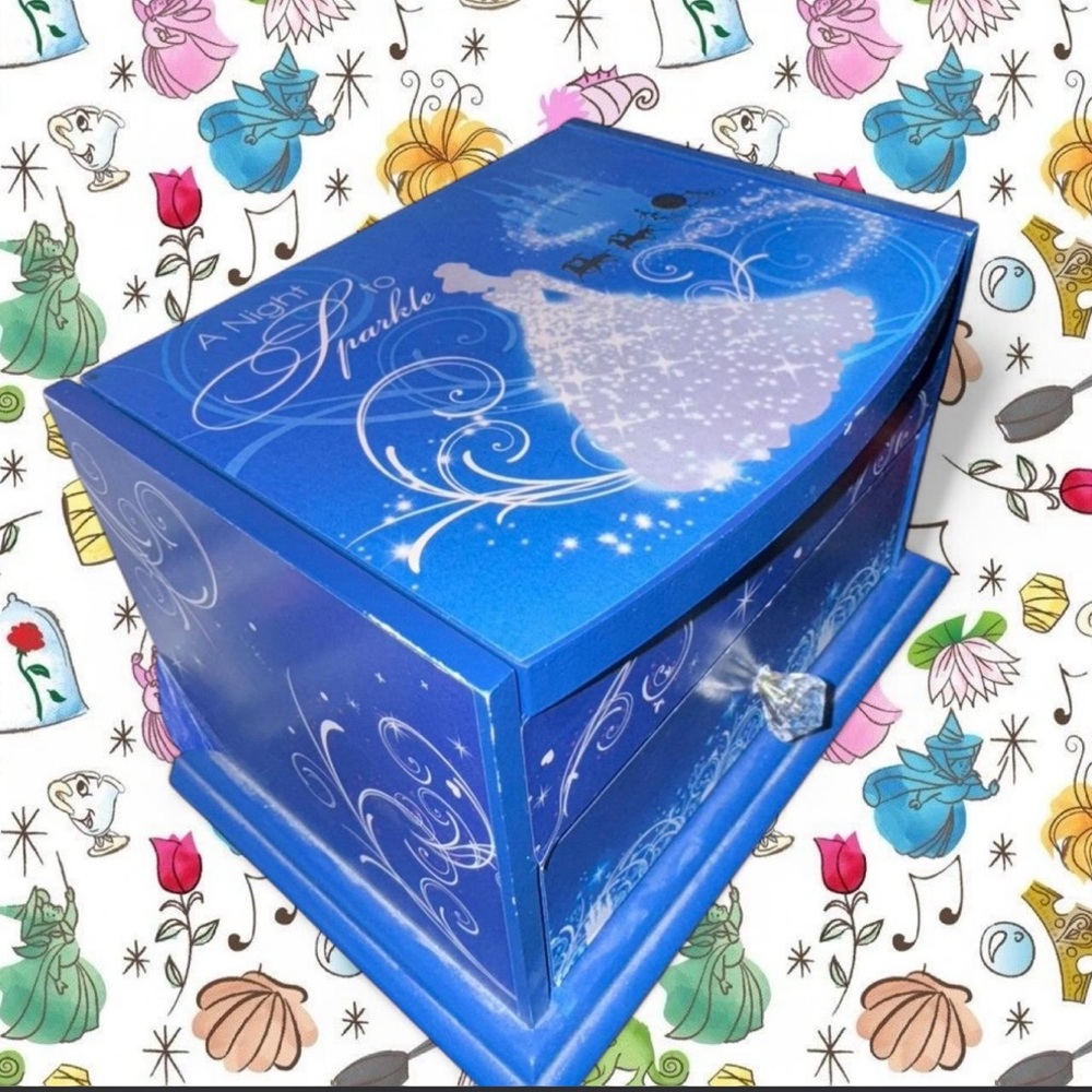 Disney Blue Princess Keepsake Box